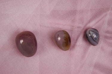 Grey Agate Yoni Egg - The Agatha Yoni Egg: Natural Crystal Pleasure Tool for Healing and Self-Love